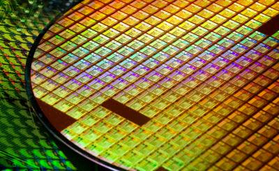 Silicon Chips that have been printed